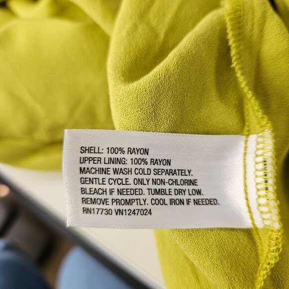 Womens Strappy Lime Green Maxi Dress Size 14 Boho Cut-Out Front & Open Back - Picture 12 of 12